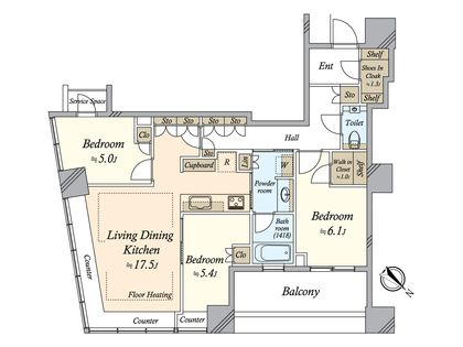 間取図(平面図)