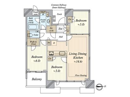 間取図(平面図)