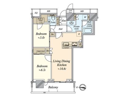 間取図(平面図)