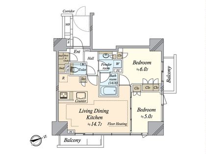 間取図(平面図)