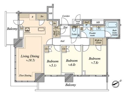 間取図(平面図)
