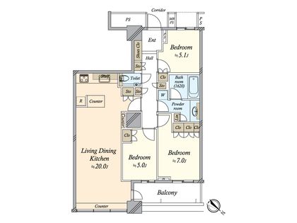 間取図(平面図)