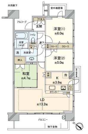 間取図(平面図)