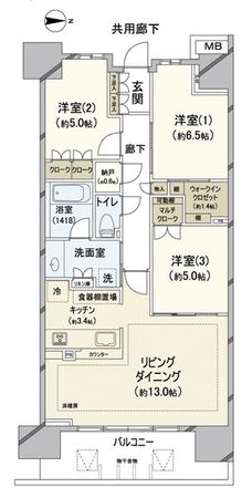 間取図(平面図)