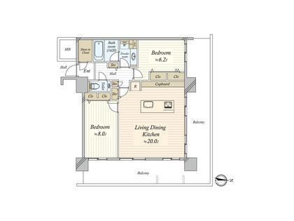 間取図(平面図)