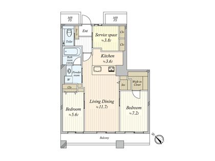 間取図(平面図) 間取図(平面図)