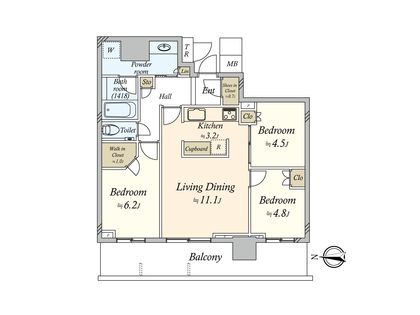 間取図(平面図) 間取図(平面図)