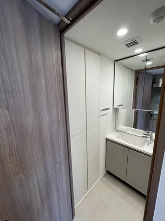 洗面台。※空室時の写真となります。