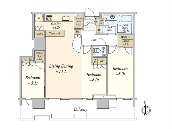 間取図(平面図)