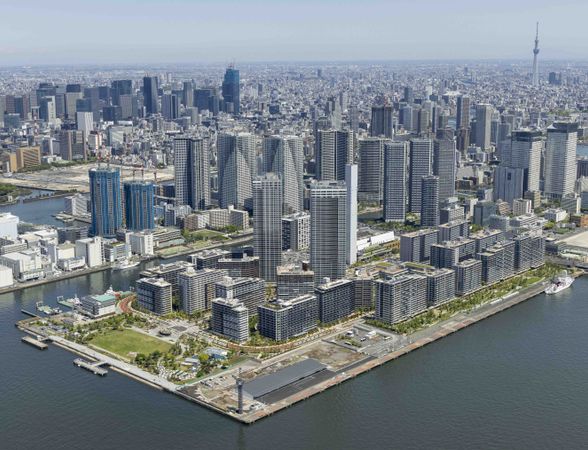 HARUMI FLAG PARK VILLAGE A棟 航空写真 HARUMI FLAG PARK VILLAGE A棟 航空写真