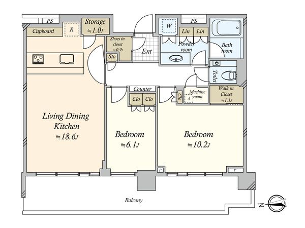 HARUMI FLAG PARK VILLAGE T棟 間取図(平面図) HARUMI FLAG PARK VILLAGE T棟 間取図(平面図)