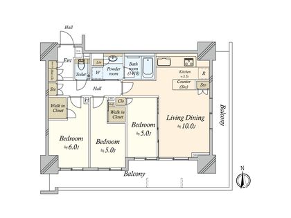 間取図(平面図)