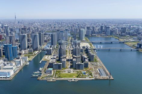 HARUMI FLAG SUN VILLAGE F棟 航空写真