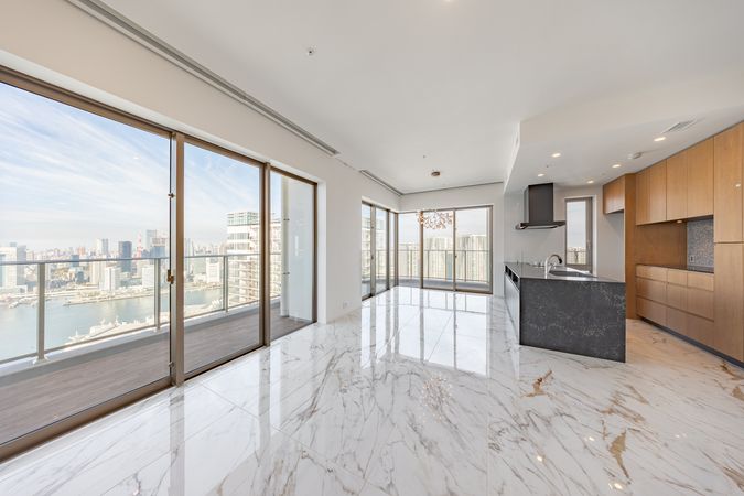 HARUMI FLAG PARK VILLAGE T棟 リビング