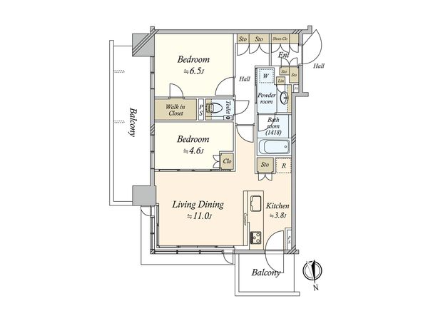 間取図(平面図)