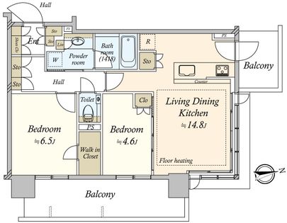間取図(平面図) 間取図(平面図)