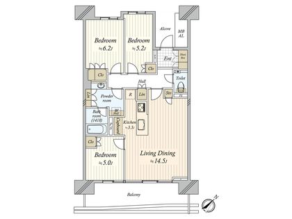 間取図(平面図)