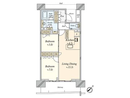 間取図(平面図)