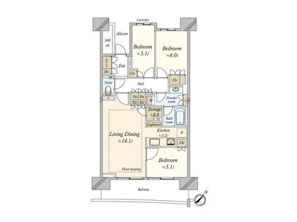 間取図(平面図)