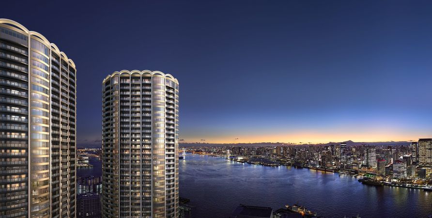 THE TOYOMI TOWER MARINE&SKY 東ウイング 外観 THE TOYOMI TOWER MARINE&SKY 東ウイング 外観