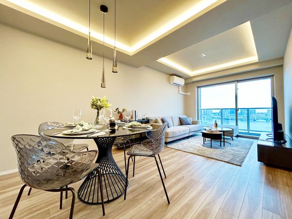 HARUMI FLAG PARK VILLAGE T棟 リビング