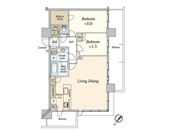 シティタワーズ東京ベイ セントラルタワー 間取図(平面図) シティタワーズ東京ベイ セントラルタワー 間取図(平面図)
