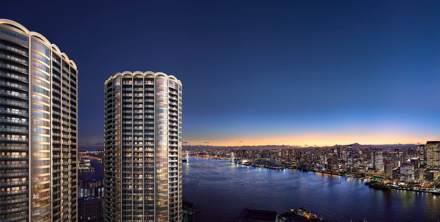 THE TOYOMI TOWER MARINE&SKY 東ウイング 外観 THE TOYOMI TOWER MARINE&SKY 東ウイング 外観