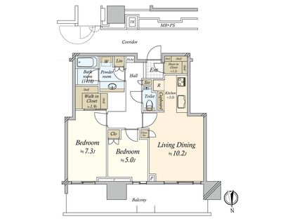 間取図(平面図)