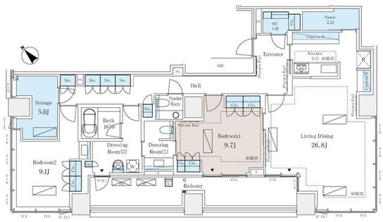 間取図(平面図)