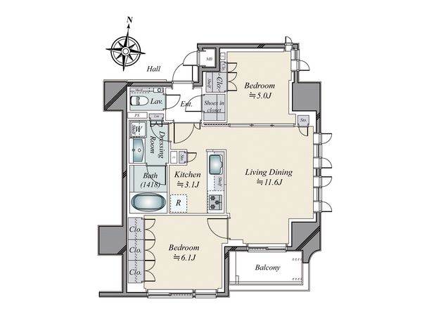間取図(平面図)