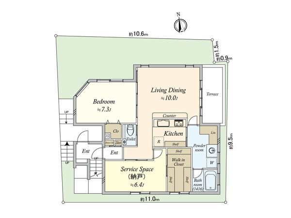OCTO自由が丘 間取図