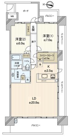 間取図(平面図)