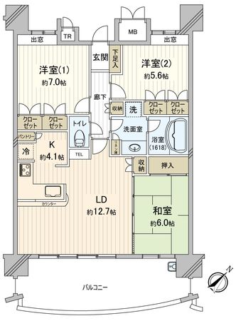 間取図(平面図)