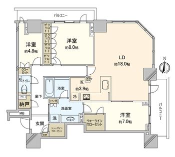 間取図(平面図)