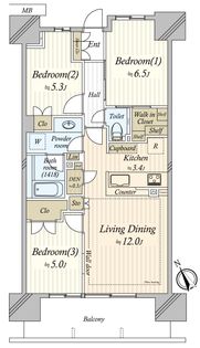 間取図(平面図)