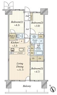 間取図(平面図)