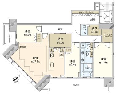 間取図(平面図)