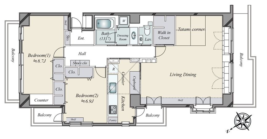 間取図(平面図)