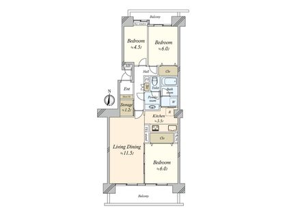 間取図(平面図)