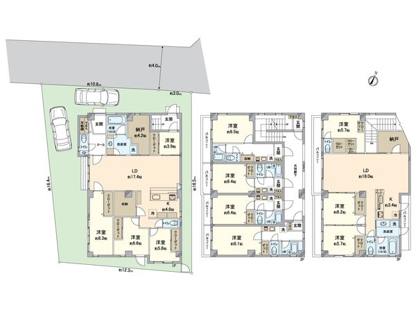 Jハイム赤堤 間取図(平面図) Jハイム赤堤 間取図(平面図)