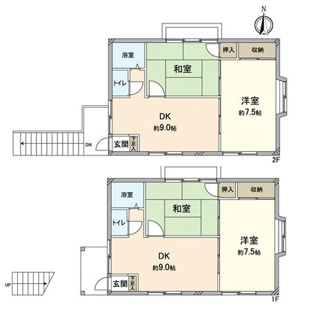 グリーンロード&ストリーム・リバー(2棟一括売買) 間取図(平面図) グリーンロード&ストリーム・リバー(2棟一括売買) 間取図(平面図)