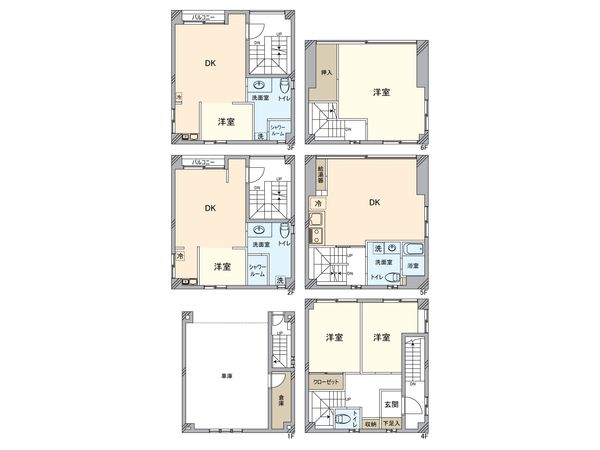 Mハウス 間取図(平面図) Mハウス 間取図(平面図)