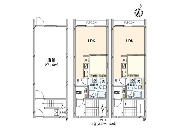 THE OAKS 三軒茶屋 Flat 間取図(平面図) THE OAKS 三軒茶屋 Flat 間取図(平面図)