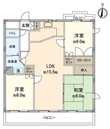 HILLLOCK167 間取図(平面図) HILLLOCK167 間取図(平面図)