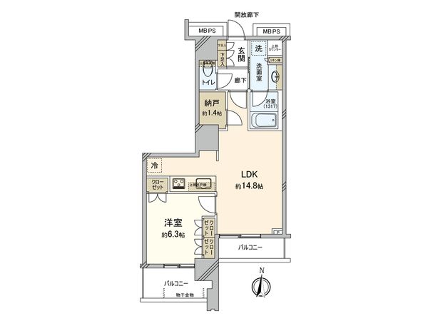 グランドミッドタワーズ大宮フォレストタワー 間取図