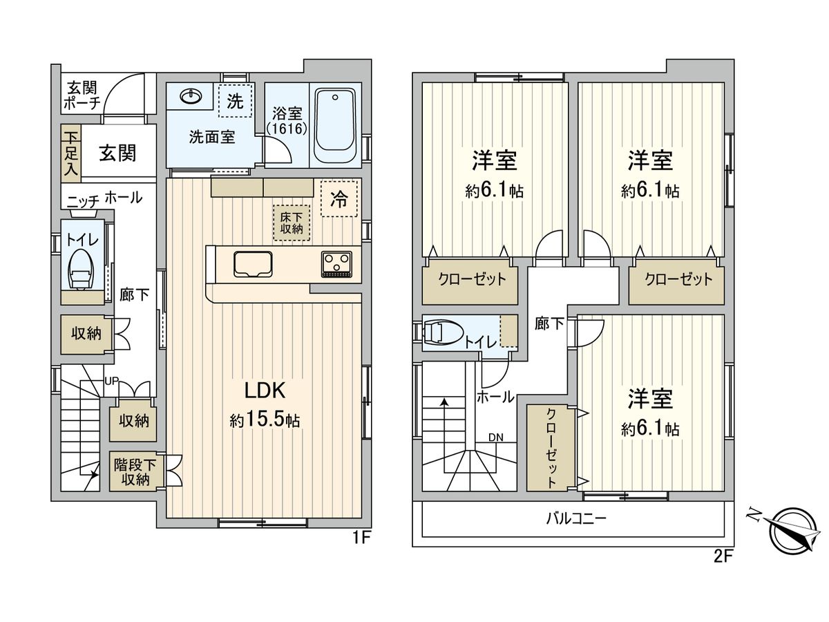 フリーゼ武蔵浦和【戸建】 間取図