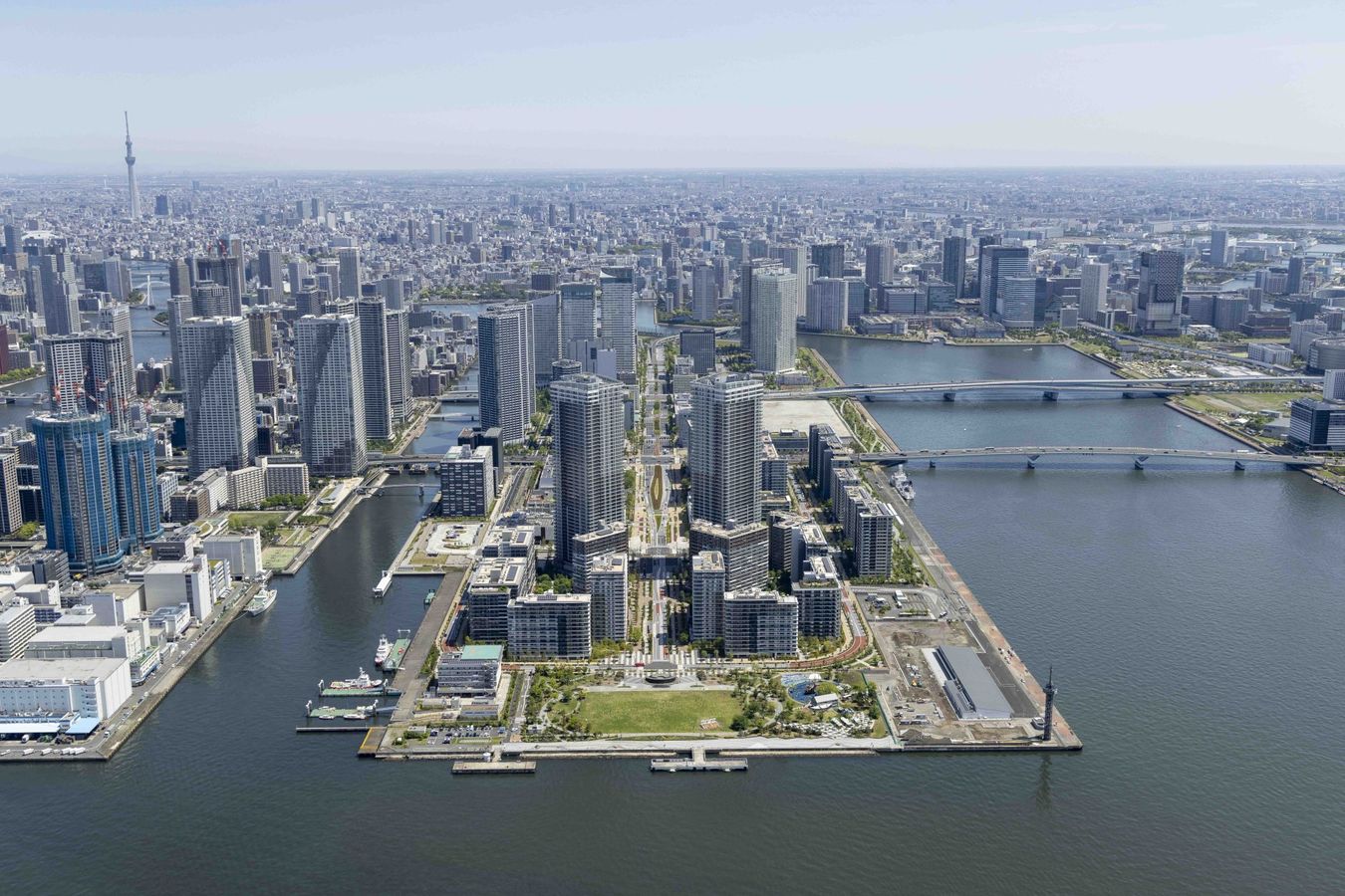 HARUMI FLAG PARK VILLAGE T棟 外観