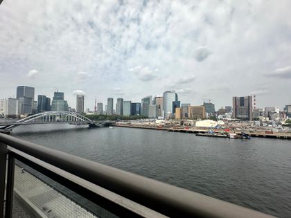 サンステイト勝鬨橋リバーテラス バルコニーからの眺望
