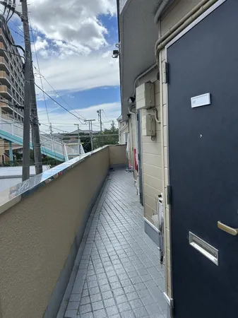２階外廊下