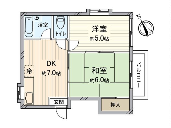 マイハイツ 間取図(平面図) マイハイツ 間取図(平面図)